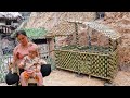 How to make a rabbit cage with bamboo  harvest fruit and bring it to market to sell