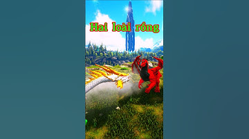 Rồng châu á và rồng châu âu. #shorts #ark