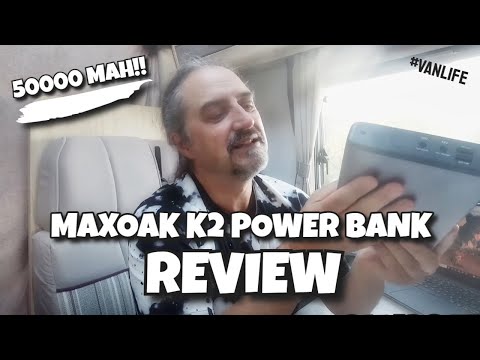 Maxoak K2 Power Bank REVIEW | A Small but a BEAST of a Power Bank #vanlife