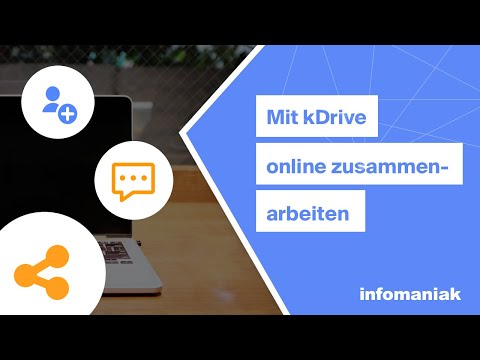 Wie Dateien über kDrive freigegeben werden