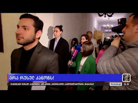 არა რუსულ კანონს! — მდინარაძე სტუდენტური თვითმმართველობების ხელმძღვანელებს შეხვდა