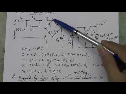 Thiết kế mạch nguồn hạ áp trực tiếp từ 220VAC lấy ra điện áp 12VDC