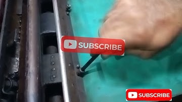 Offset Mashine Blancket Changing process# ब्लैंकेट बदलना सीखें