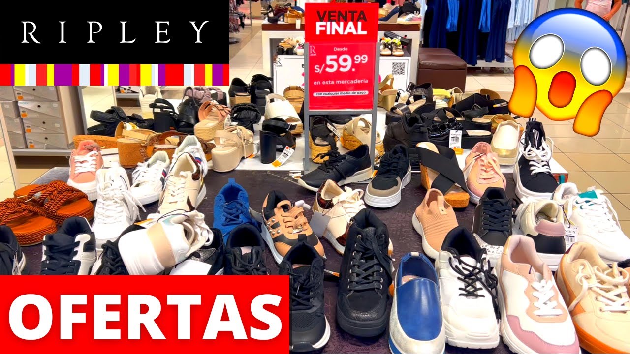 💃🏻OUTLET RIPLEY Sandalias & Zapatillas Mujer 2023 [CORRE a la Venta