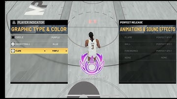 NBA 2K22 HOW TO PLAY WITH FLAME UNDER FEET !! HOW TO CHANGE NAME BANNER & PLAYER INDICATOR !!