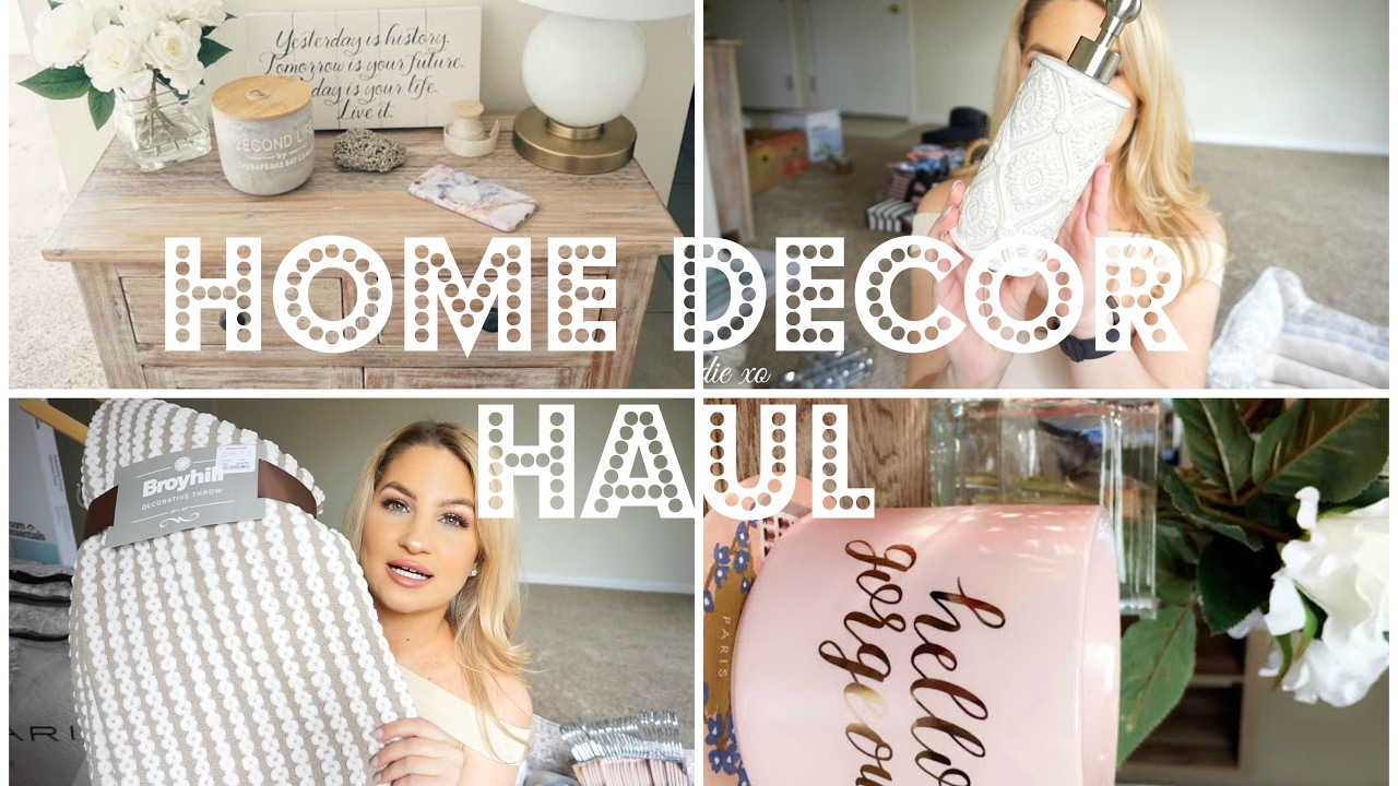 HOME DECOR HAUL ♡ YouTube