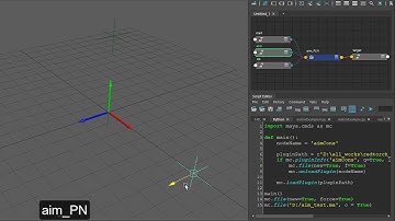 parent and aim maya api plugin