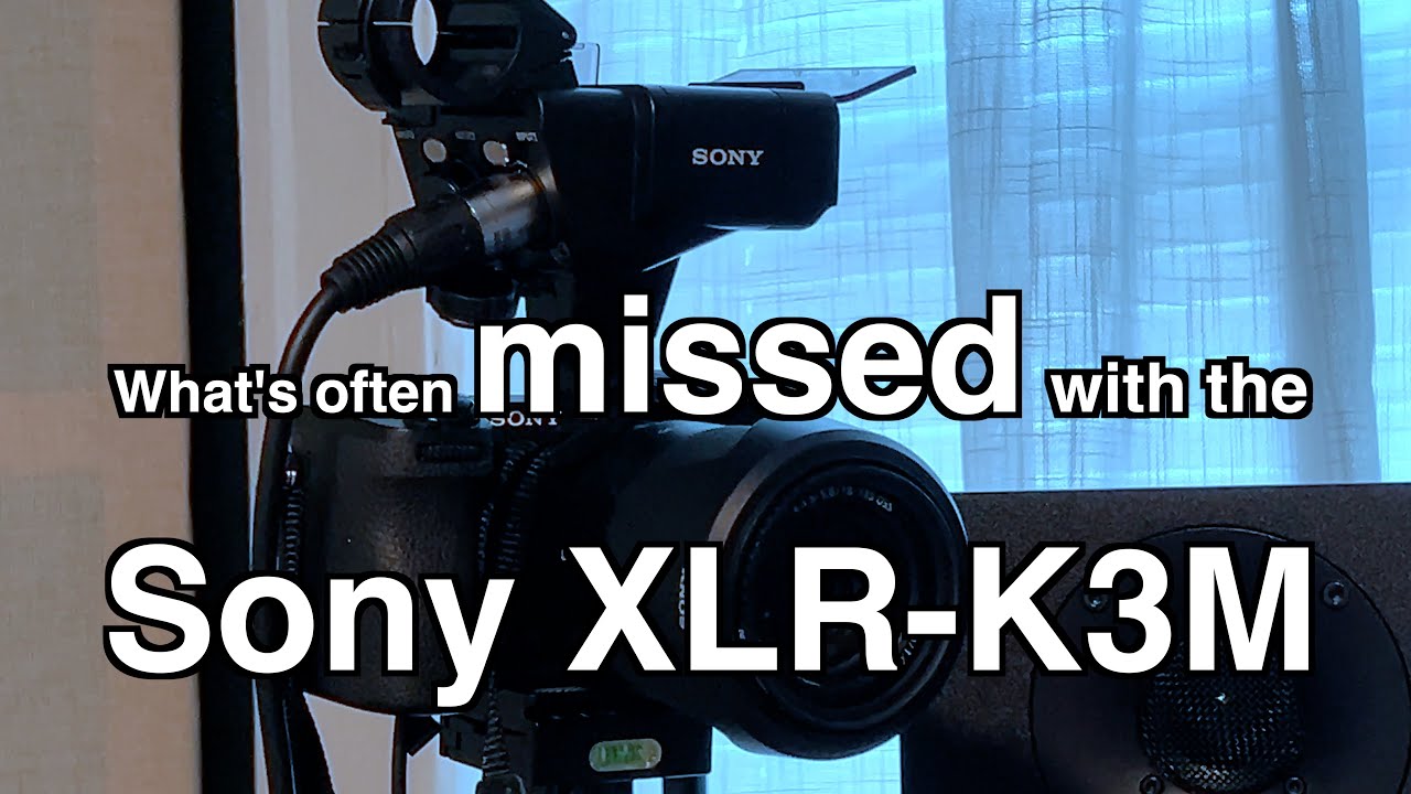 SONY - sony a7siiとxlr-k3m Sony XLR-K3M Dual-Channel Digital XLR Audio Adapter Kit with