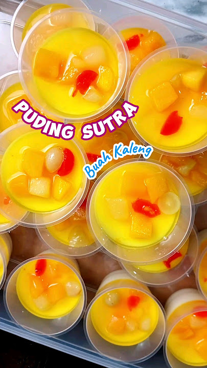 RESEP PUDING SUTRA BUAH #cookingshorts #dessertrecipes #pudingbuah #silkypuding