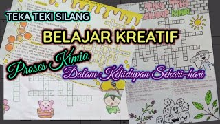BELAJAR KREATIF DAN INOVATIF: MENGERJAKAN TTS KIMIA