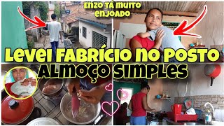 OLHA QUE ABSURDO!|FUI NO POSTO, FABRÍCIO NÃO TÁ BEM!🤒|FIZ PICOLÉ DE CÔCO ALMOÇO SIMPLES!