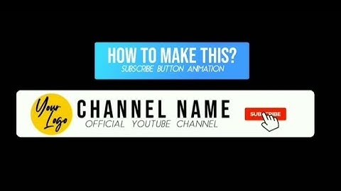 HOW TO MAKE A SUBSCRIBE BUTTON ANIMATION- PIXELLAB + KINEMASTER