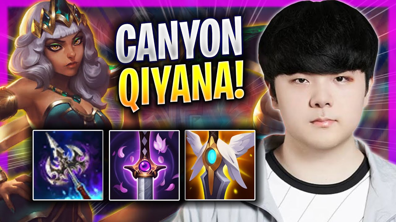 CANYON CRAZY GAME WITH QIYANA! - GEN Canyon Plays Qiyana JUNGLE vs
