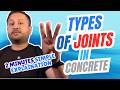 Types of Joints in Concrete Explained in 2 Minutes