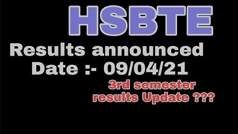 #Hsbte#Results Hsbte results updated.