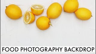 Learn how to make your own backdrops and surfaces perfect for stunning
food photography. products i used: plywood (not the one used, but
could be a good op...