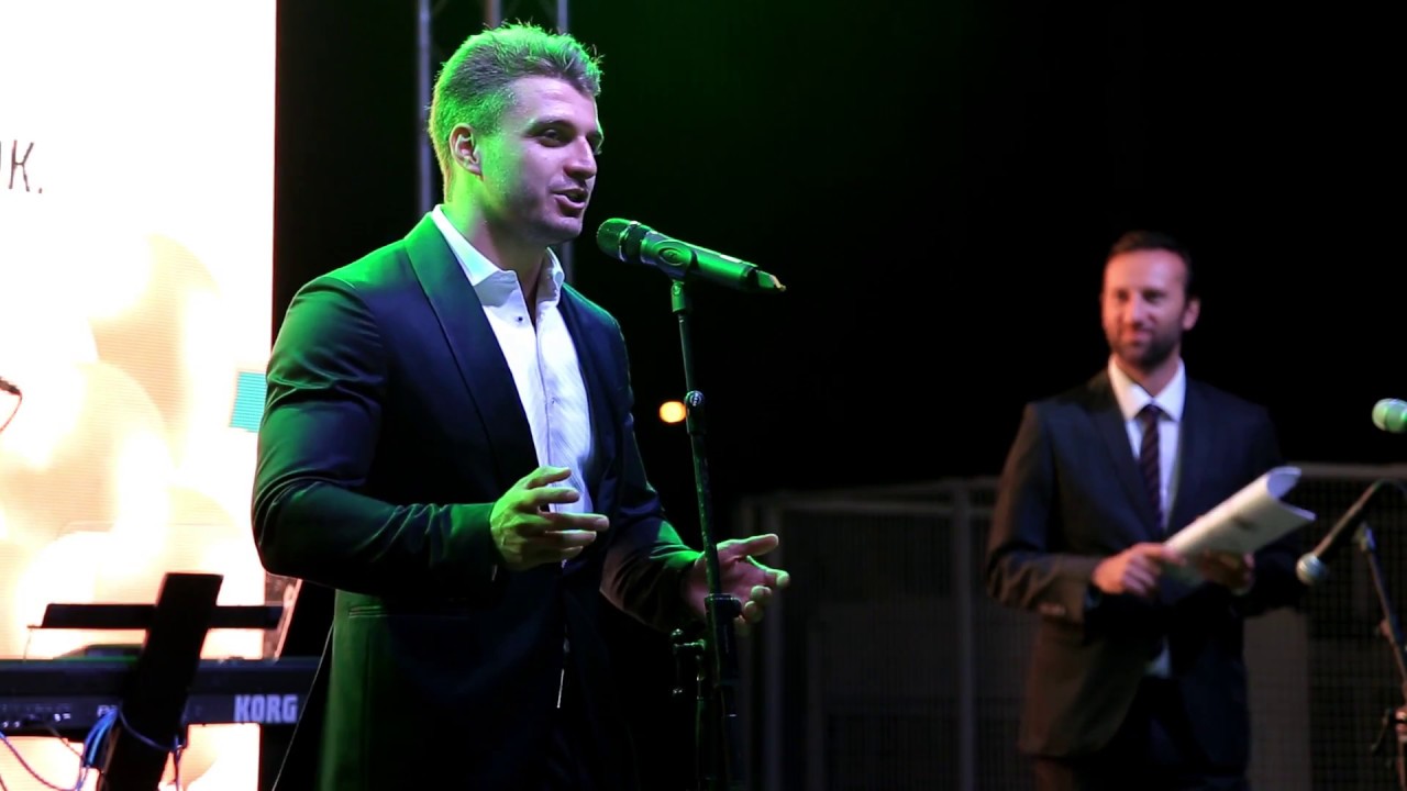 Душко Чифлиганец, отворање на зелената Адора Diamond Garden, Скопје, 28.08.2018