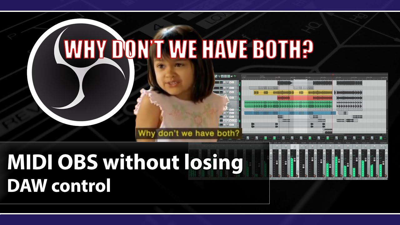 OBS MIDI and DAW control - YouTube