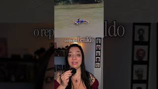 Entrou no rio pra mostrar onde ela desapareceu. E pisou nela. #shorts #viral #terror
