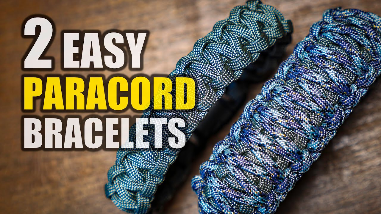 TWO EASY Paracord BRACELETS! 