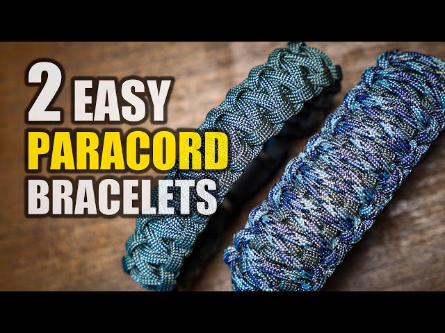 TWO EASY Paracord BRACELETS! 