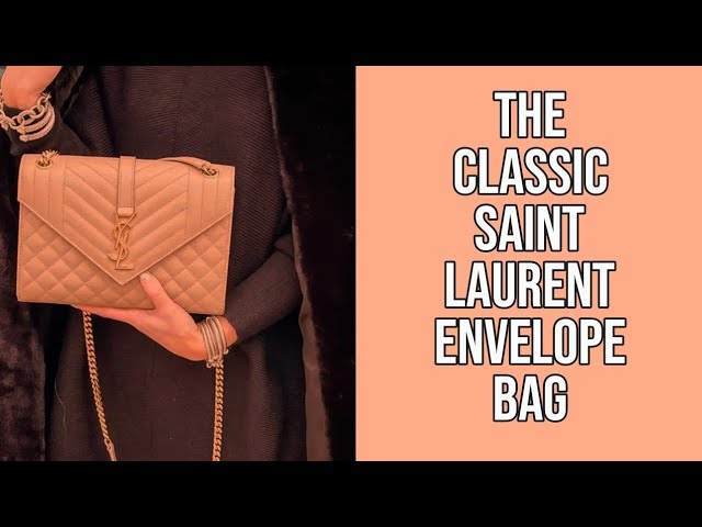 Saint Laurent YSL Envelope Bag Medium, Luxury, Bags & Wallets on
