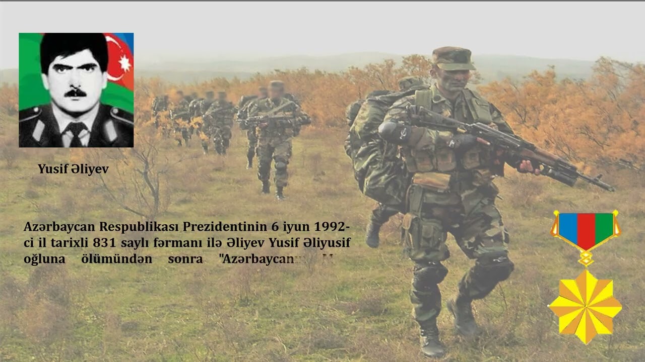 Milli Qəhrəman Yusif Əliyev haqqında hazırlanmış videoçarx
