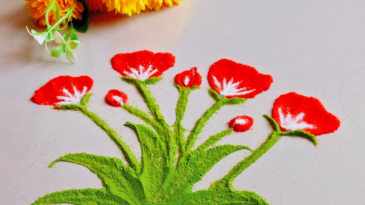 Art Lover Special: 2 मिनट में आसान लिली फूलों का डिज़ाइन बनाएं!