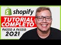 Tutorial COMPLETO de Dropshipping para iniciantes 2021 -  Como criar uma Loja Shopify do ZERO