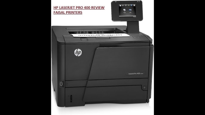 HP LaserJet Pro 400 Printer M401dn - YouTube