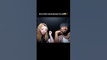 bro is the worst person to call😭🥀