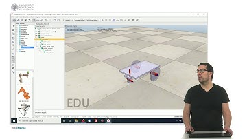 Object Hierarchy example of a Wheeled Mobile Robot | CoppeliaSim (V-REP)