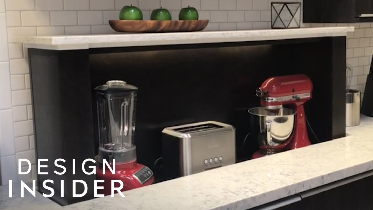 Hidden Kitchen Storage: How to Install a Motorized Lift For Small