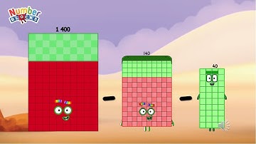 Numberblocks Big to small squence subtraction #learntocount | @ColorArt_id #maths