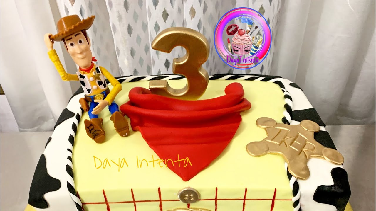 Decoración de Pastel Woody de Toy Story | Daya Intenta - YouTube