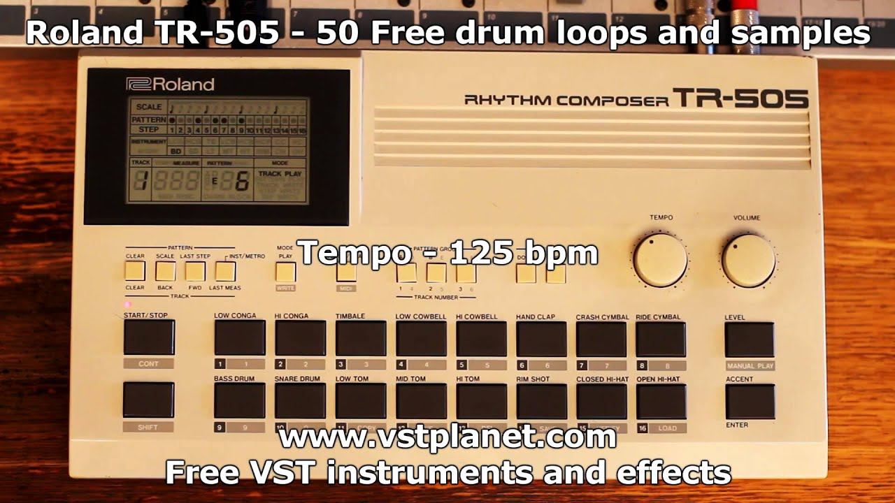 Roland Tr 505 50 Free Drum Loops And Samples Vstplanet Com Youtube Roland Tr 505 50 Free Drum Loops And Samples Vstplanet Com Youtube