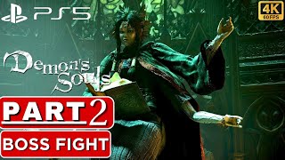 DEMON SOULS REMAKE Walkthrough Gameplay Part 2 BOSS FIGHT (60FPS PS5) No Commentary (FULL GAME)