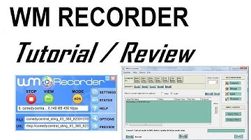 Youtube Software Series 1.12 - Recording Software: WM Recorder Tutorial/ Review [2013]