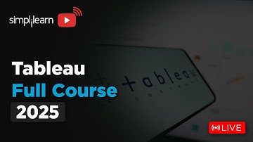 Tableau Full Course 2026 | Tableau Tutorial For Beginners | Tableau training | Simplilearn