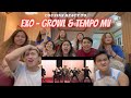 COUSINS REACT TO EXO 엑소 '으르렁 (Growl)' MV (Korean Ver.) AND 'Tempo' MV