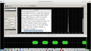 Morse Code over Mumble Voice Chat: using SDR# to filter a rough sidetone and send it to mumble input