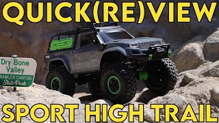 Crawler Canyon Quick(re)view: Traxxas TRX4 Sport High Trail