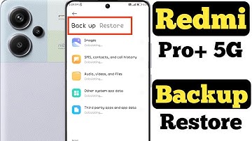 How to backup and restore data on Redmi Note 13 Pro Plus 5G || Redmi Note 13 Pro Plus 5G backup ||