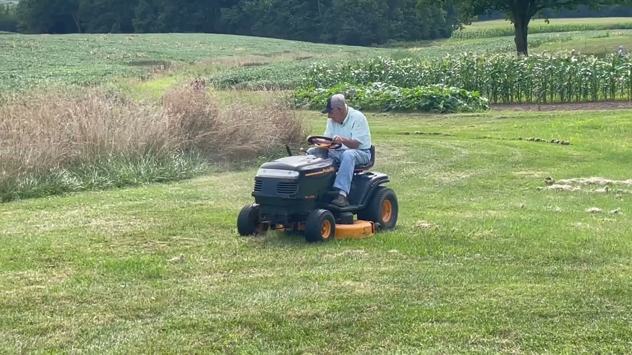 Aug 4 2025 Bob Lengacher                  Moving behind his shop
