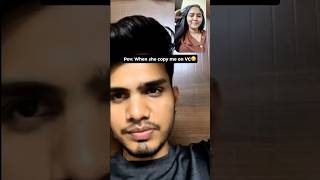 When she copy me 😋#shorts #girlfriend #love #couplegoal #youtubeshorts #funny #memes #friends