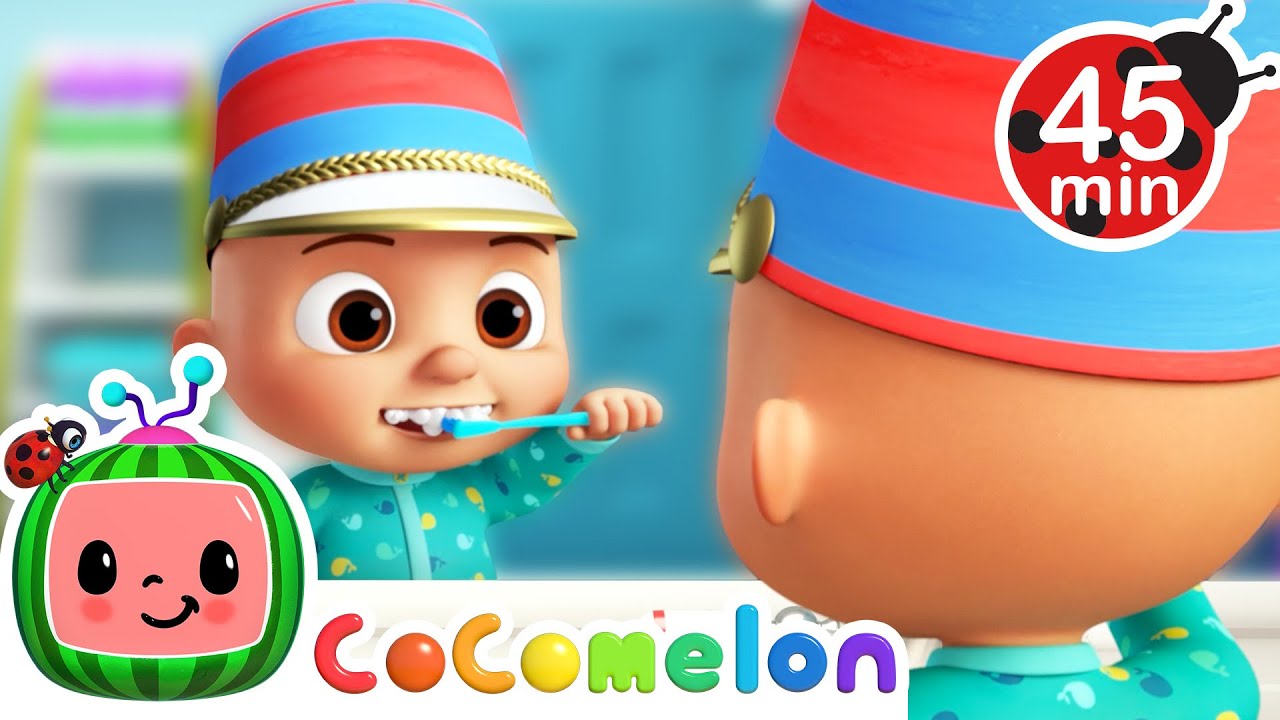 🛁Bathroom Bops With JJ!🪥 | CoComelon | Moonbug Kids - Toys & Songs for Kids
