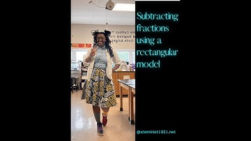 Subtracting Fractions with a rectangular model