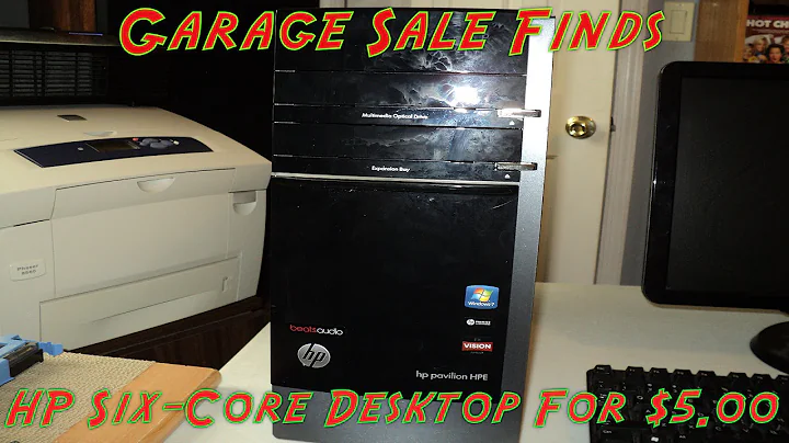 Garage Sale Finds - HP Six Core Desktop For $5 00