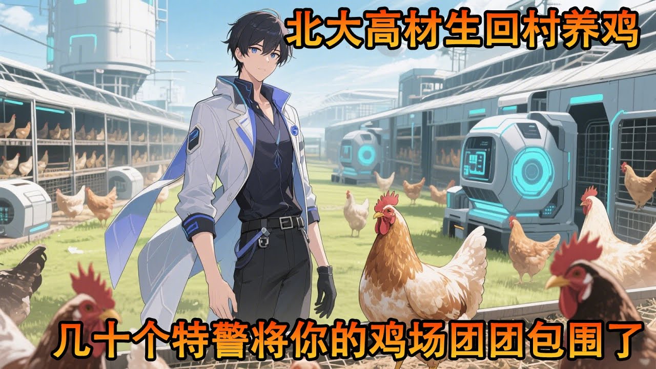 你北大高材生竟被迫回乡盖了一个养鸡场！下一秒警察竟全副武装闯进你的养鸡场！只因你在养鸡场里修建了科技站！竟创建出隐形涂料！#小说 #热血 #战斗 #冒险
