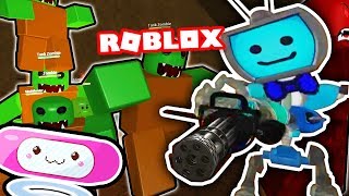 ZOMBIE ATTACK with Melody - Robots VS Zombies 2 (Roblox) ► Fandroid the Musical Song Robot! screenshot 4